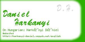 daniel harkanyi business card